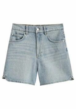 Massimo Dutti High Waist - Denim Shorts - Blue Grey -Massimo Dutti Shop 3dfa1ff68476439f9fd4d59641f8cdc6