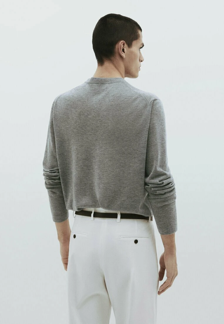 Massimo Dutti Studio - Long Sleeved Top - Grey 5 Massimo Dutti Studio - Long Sleeved Top - Grey - Image 3