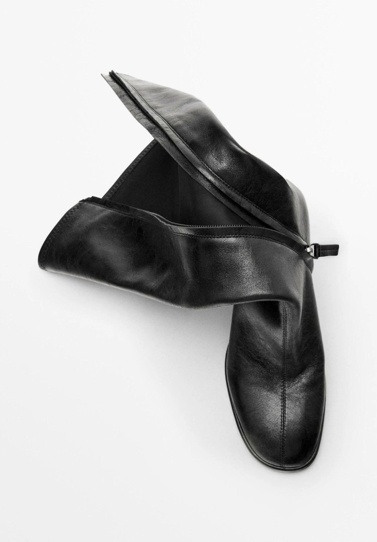 Massimo Dutti WITH ELASTIC GORES ON THE LEG - Boots - Black 6 Massimo Dutti WITH ELASTIC GORES ON THE LEG - Boots - Black - Image 4