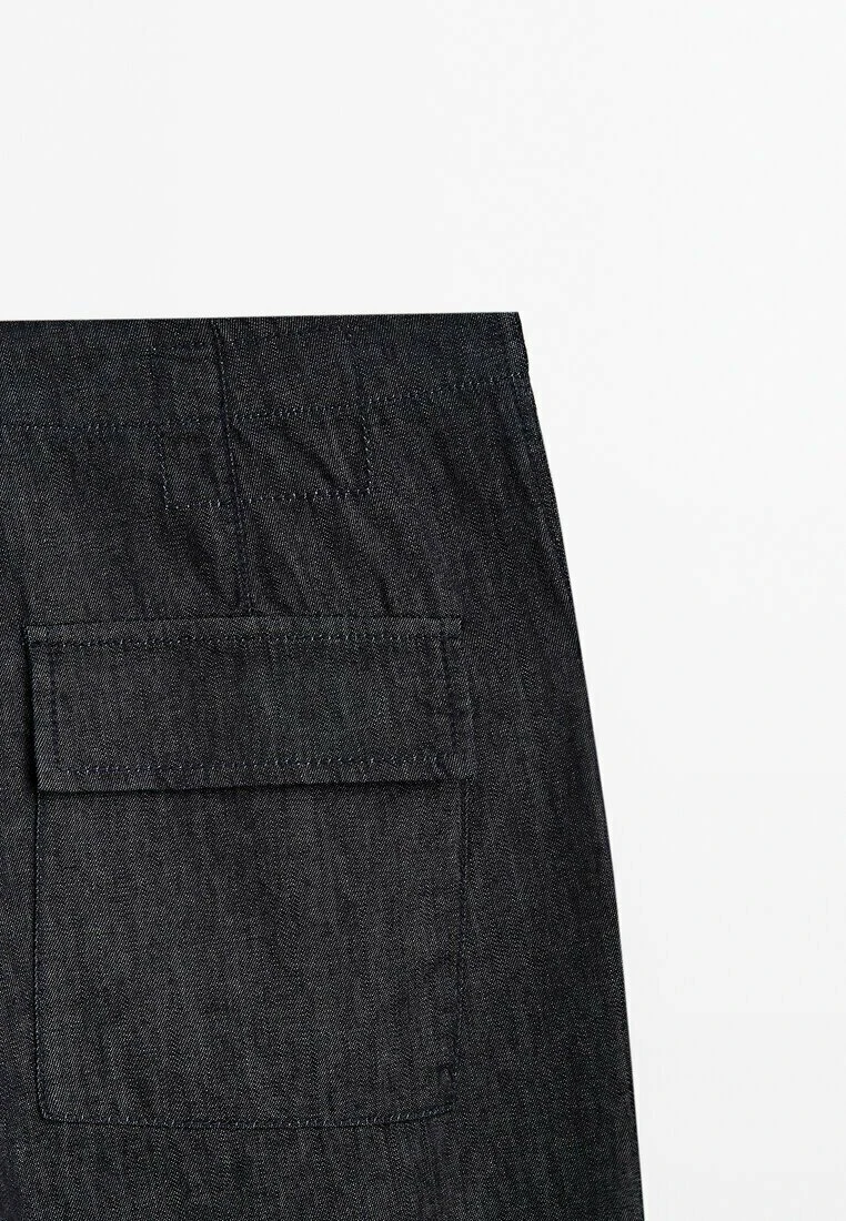 Massimo Dutti Mid Rise Carpenter - Straight Leg Jeans - Blue 9 Massimo Dutti Mid Rise Carpenter - Straight Leg Jeans - Blue - Image 7