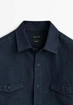 Massimo Dutti With Pockets - Shirt - Dark Blue -Massimo Dutti Shop 3e7c7cf16213420bb5c4e112b9b80b78