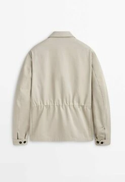 Massimo Dutti Studio - Micro Overshirt - Summer Jacket - Sand 18 Massimo Dutti Studio - Micro Overshirt - Summer Jacket - Sand -Massimo Dutti Shop 3e8510a3343a433980f5c30109b953eb