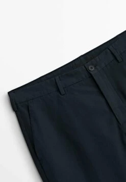 Massimo Dutti False Plain Dyed- Chinos - Dark Blue -Massimo Dutti Shop 3e8ab179349f419a921d8560aade5374