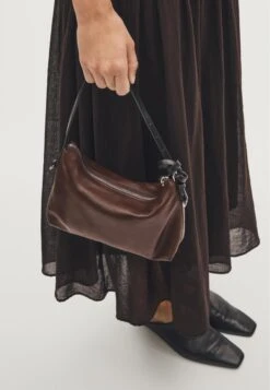 Massimo Dutti SMALL NAPPA FINISH - Handbag - Dark Brown -Massimo Dutti Shop 3e9f2f5da09e4e9494e801ff606d7cb8