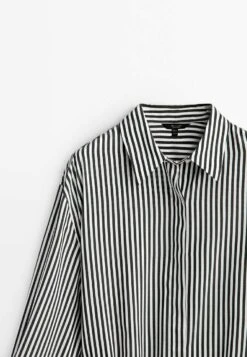 Massimo Dutti Striped With Belt - Shirt Dress -Massimo Dutti Shop 3ea233e98d4544379017a2ad1cae665c