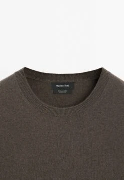 Massimo Dutti CASHMERE CREW NECK WITH LONG SLEEVES - Jumper - Dark Brown -Massimo Dutti Shop 3ec01399f2184159911781975b1ac7b2
