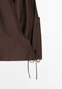 Massimo Dutti HALTER TOP - Top - Brown -Massimo Dutti Shop 3ee75adab2f84509acf7ec4fcc0efe18