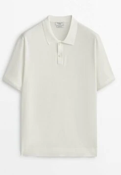 Massimo Dutti Studio - Blend - Polo Shirt - Beige -Massimo Dutti Shop 3efbc699ce85457586c18d3d6654e32c