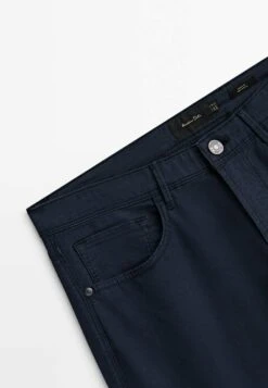 Massimo Dutti Slim Fit Textured Effect - Trousers - Blue 19 Massimo Dutti Slim Fit Textured Effect - Trousers - Blue -Massimo Dutti Shop 3f1faa8f332e4d8cbc914b14113cb816