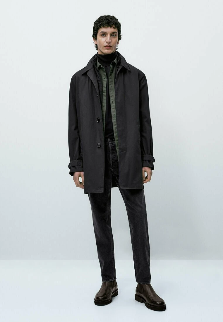 Massimo Dutti With Removable Interior - Short Coat - Dark Blue 4 Massimo Dutti With Removable Interior - Short Coat - Dark Blue - Image 2