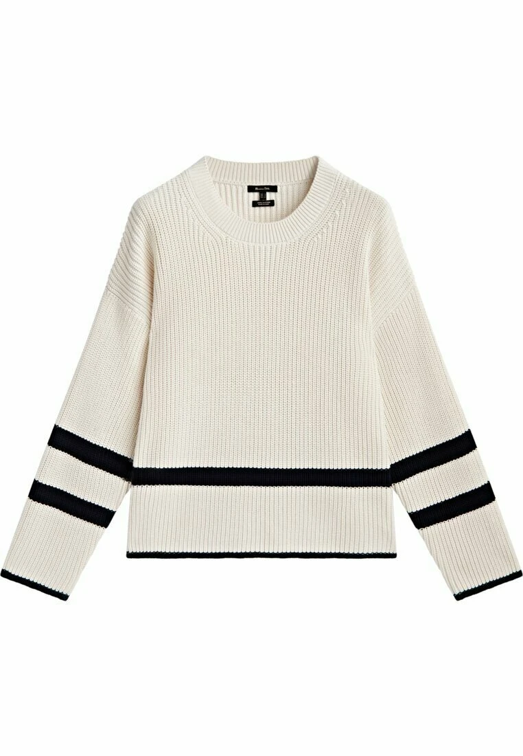 Massimo Dutti Purl With Stripes And Side Buttons - Jumper 7 Massimo Dutti Purl With Stripes And Side Buttons - Jumper - Image 5