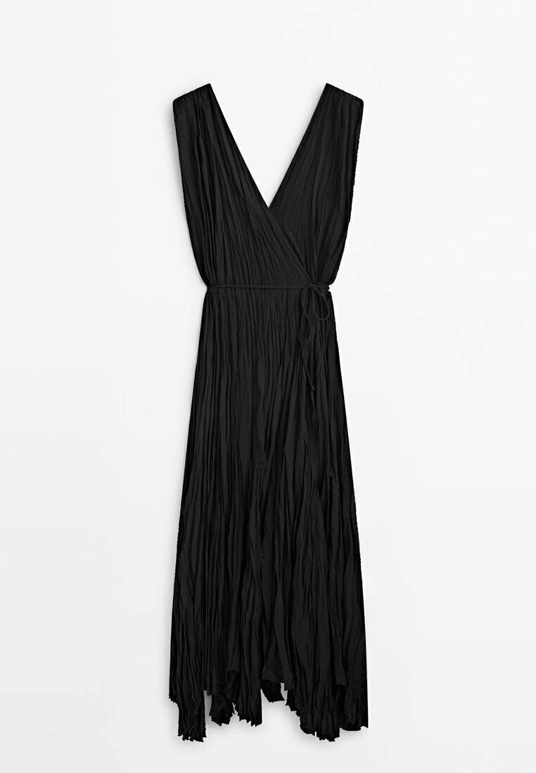 Massimo Dutti Pleated Wrap - Day Dress 8 Massimo Dutti Pleated Wrap - Day Dress - Image 6