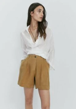 Massimo Dutti With Darts - Shorts - Bordeaux