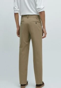 Massimo Dutti SLIM FIT TEXTURED - Chinos - Ochre -Massimo Dutti Shop 3ff6a6f9e7f448e78511af05bb2cbe76