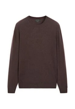 Massimo Dutti CASHMERE CREW NECK WITH LONG SLEEVES - Jumper - Dark Brown -Massimo Dutti Shop 402d80577d6b4509a084792414ce0a11 2