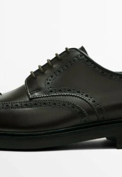 Massimo Dutti Brogues 12280250 - Smart Lace-Ups - Brown -Massimo Dutti Shop 4042ce9b04f745ca9e0ec25f1522c937