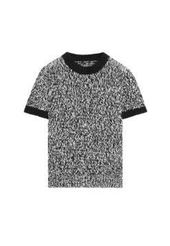 Massimo Dutti SHORT SLEEVE WITH CREW NECK - Jumper - Black -Massimo Dutti Shop 4060255b80c947c3bda1072f6596f9d9