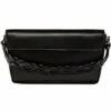 Massimo Dutti With Interwoven Strap- Handbag - Black