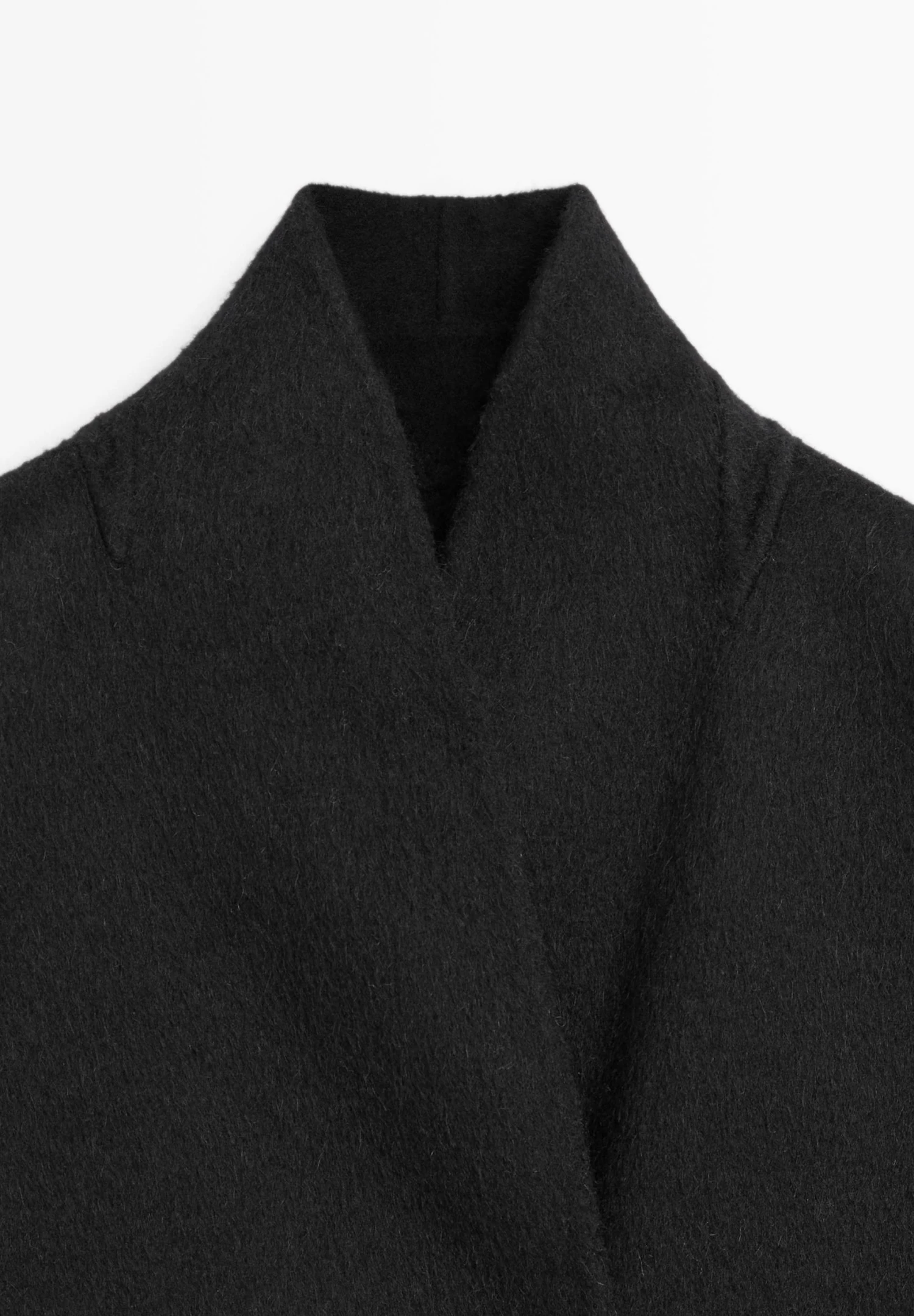 Massimo Dutti ONE-NECK - Classic Coat - Black 11 Massimo Dutti ONE-NECK - Classic Coat - Black - Image 9