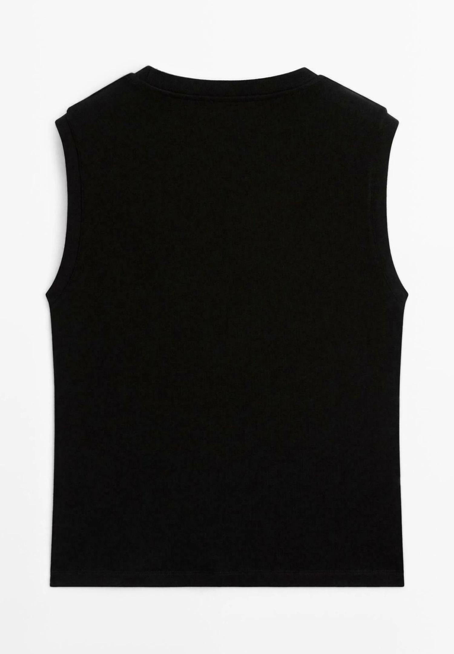 Massimo Dutti SLEEVELESS WITH POCKET DETAILS - Top - Black 9 Massimo Dutti SLEEVELESS WITH POCKET DETAILS - Top - Black - Image 7