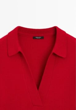 Massimo Dutti Polo Shirt - Red -Massimo Dutti Shop 40f2a3153afb46c7874f23dd970da646