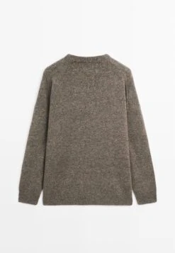 Massimo Dutti ARGYLE PRINT KNIT - Jumper - Mottled Green -Massimo Dutti Shop 41da7a23692448dc9acebaf0562760f9