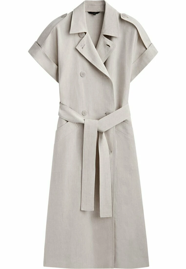 Massimo Dutti Trench Coat With Belt - Shirt Dress 8 Massimo Dutti Trench Coat With Belt - Shirt Dress - Image 6