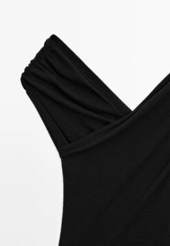 Massimo Dutti SURPLICE BOAT NECK - Print T-shirt - Black -Massimo Dutti Shop 42195d01a2f447eba7346c1981e1df86