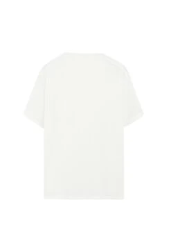 Massimo Dutti ROUNDED COLLAR LIGHTWEIGHT - Basic T-shirt - White -Massimo Dutti Shop 4221dca62e404000a479e249a035c895