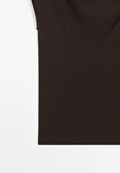 Massimo Dutti ASYMMETRIC WITH KNOT DETAIL - Top - Mottled Brown -Massimo Dutti Shop 4234e47f27fe45759dad49948fcc3c6a