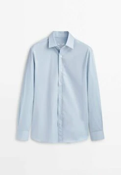 Massimo Dutti Studio-Fit - Shirt - Light Blue -Massimo Dutti Shop 428e41c5e1d94f9b88c168ce22aa04eb
