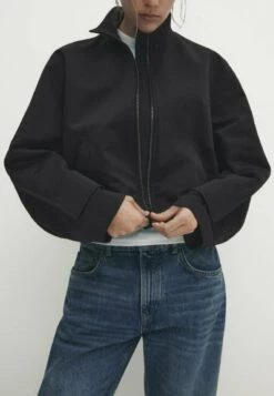 Massimo Dutti Zip-Up Sweatshirt - Black -Massimo Dutti Shop 42fb3dd019e24cae8f6532234299906a