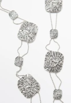 Massimo Dutti TEXTURED AND MEDALLION - Other Accessories - Silver-coloured -Massimo Dutti Shop 4321872e786a4e52984a8fc7805207ae