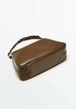 Massimo Dutti Shoulder With Inter Strap - Handbag - Khaki -Massimo Dutti Shop 43567f3997af4d1eafea025c07951ff4
