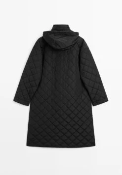 Massimo Dutti LONG WATER-REPELLENT OVERSIZE - Winter Coat - Black -Massimo Dutti Shop 4365aff195ff423b915114b3ffaab34f