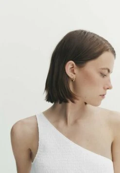 Massimo Dutti Asymmetric Poplin - Day Dress - White -Massimo Dutti Shop 4378780f396d47998fc5fa40c5d85873