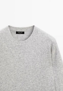 Massimo Dutti CREW NECK LONG SLEEVE - Jumper - GREY -Massimo Dutti Shop 437d224366f14e34afb164c72dfa02e3