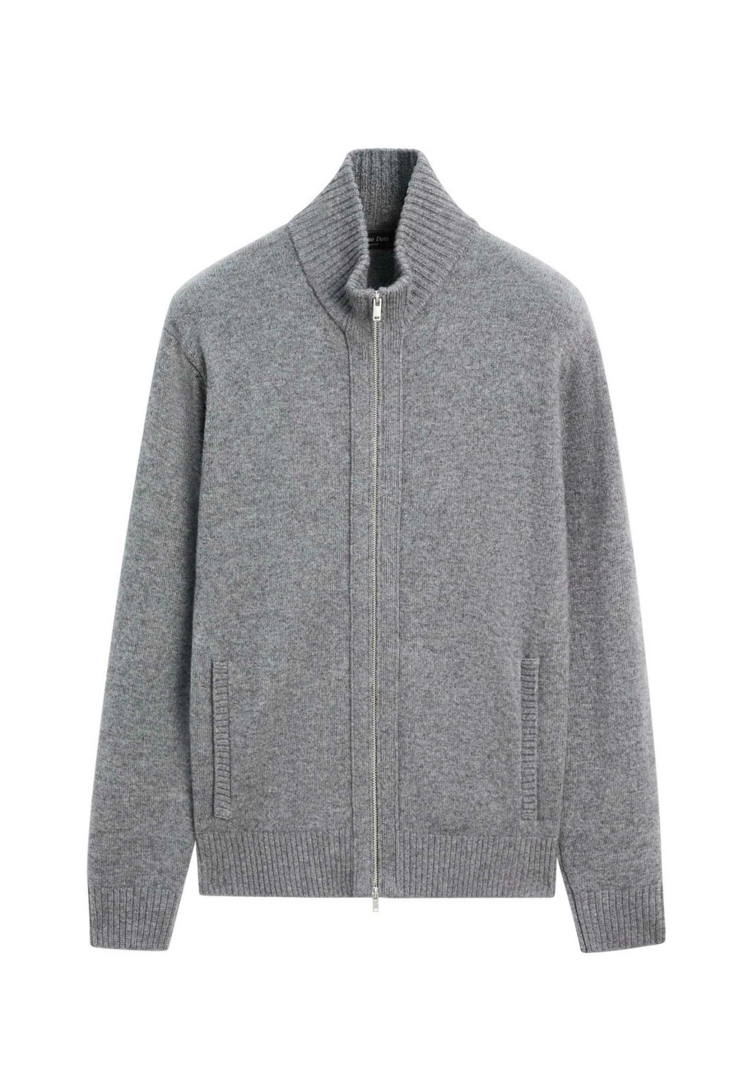 Massimo Dutti WITH ZIP DETAIL - Cardigan - Dark Grey 6 Massimo Dutti WITH ZIP DETAIL - Cardigan - Dark Grey - Image 4