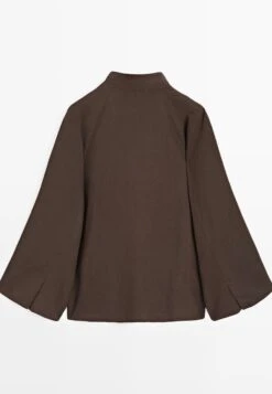 Massimo Dutti Button-down Blouse - Dark Brown 18 Massimo Dutti Button-down Blouse - Dark Brown -Massimo Dutti Shop 43ac6fbe5f874171809ad31e877523c7