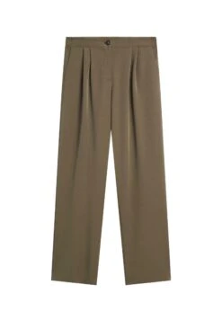 Massimo Dutti WIDE-LEG FLOWING WITH DARTS - Trousers - Mottled Brown -Massimo Dutti Shop 440dd174365e4e38882b0827206ebcb0
