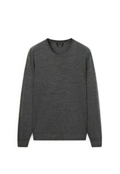 Massimo Dutti CREW NECK LONG SLEEVE - Jumper - Black -Massimo Dutti Shop 4410c44ea1bb4159b70ed0a0233505c9