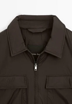 Massimo Dutti WATER-REPELLENT ULTRA LIGHTWEIGHT DOWN - Light Jacket - Dark Brown -Massimo Dutti Shop 4434c71c216d4174b73c0c73b227366a