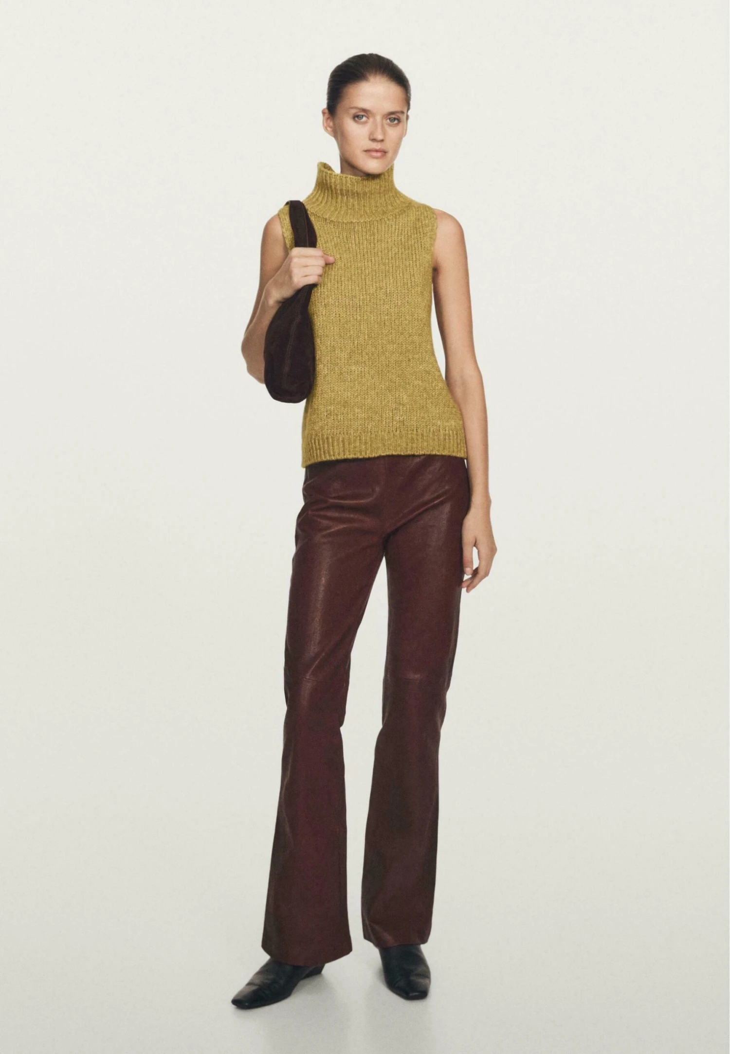 Massimo Dutti TURTLENECK - Jumper - Green 4 Massimo Dutti TURTLENECK - Jumper - Green - Image 2