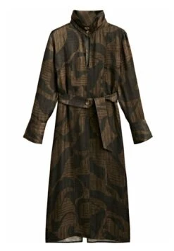 Massimo Dutti Day Dress - Brown -Massimo Dutti Shop 4446434fd32c4f68a4fd03e94cae374f