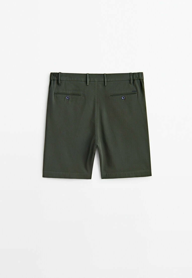 Massimo Dutti Stretch Bermuda- Shorts - Khaki 8 Massimo Dutti Stretch Bermuda- Shorts - Khaki - Image 6