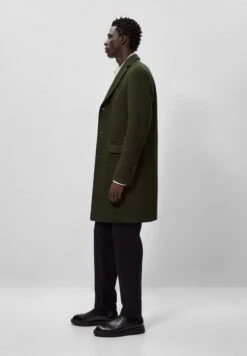 Massimo Dutti Short Coat - Dark Green -Massimo Dutti Shop 444f6785feaf47b3a988540c3e6bc828