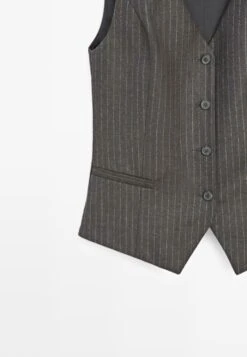 Massimo Dutti PINSTRIPE - Waistcoat - Brown -Massimo Dutti Shop 445f10a2297c4d568c489ef2a4fbf622