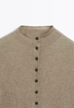 Massimo Dutti BUTTONED WITH MOCK TURTLENECK - Cardigan - Light Green 25 Massimo Dutti BUTTONED WITH MOCK TURTLENECK - Cardigan - Light Green -Massimo Dutti Shop 447823537063465a8f90abfc3ba26087