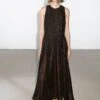 Massimo Dutti MIDI WITH FRAYED TRIMS - Maxi Dress - Mottled Dark Brown -Massimo Dutti Shop 447c4557316a4e0ebdb02a2b5046c3a8