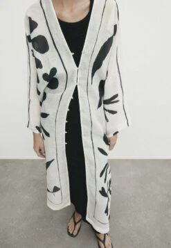 Massimo Dutti Print - Shirt Dress - White -Massimo Dutti Shop 44b5d82baed141198a17bb39b9fb54fb